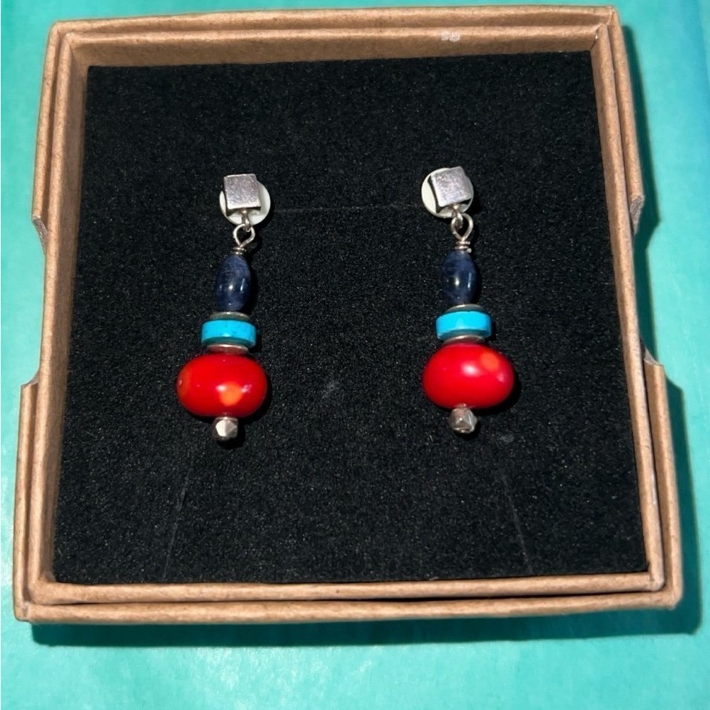 Vintage Native Sterling Silver earrings
